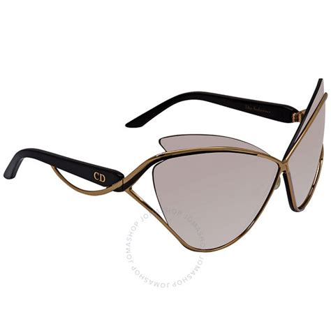 Dior Audacieuse Gray Cat Eye Ladies Sunglasses